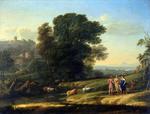 欧洲12-19世纪油画四_CLAUDE LORRAIN - Landscape with Cephalus and Procris reunited by Diana
